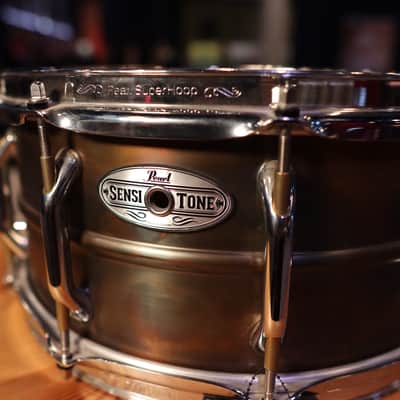 Pearl Sensitone Premium Beaded Brass Snare image 3
