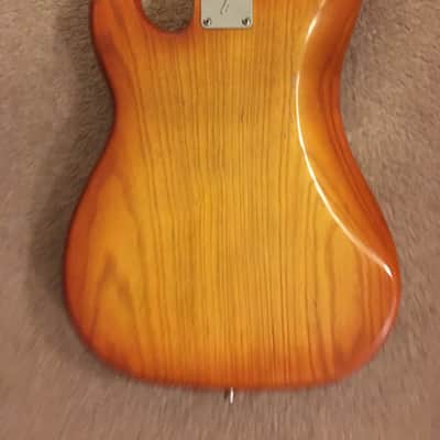 MJT Precision Bass Almost Fully Loaded Body(Road Worn) 2020 Faded Honey Burst(Nitro) image 5