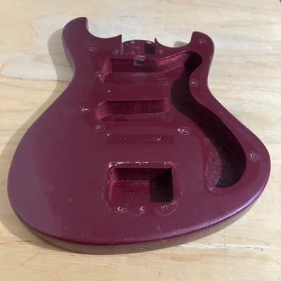 1960s 70s Teisco Zenta Top Twenty Electric Guitar Body Japan Resprayed Kawai image 4