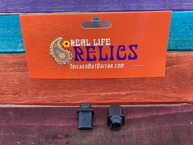 Real Life Relics Fender® Aged Black Top Hat Telecaster® Switch Tips 0994937000    [DC9] image 1