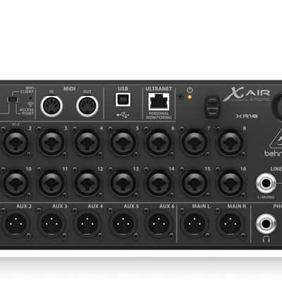 Behringer XR18 18-Channel, 12-Bus Digital Mixer for iPad/Android Tablets with 16 Programmable Midas Preamps, Integrated Wifi Module and Multi-Channel USB Audio Interface image 3