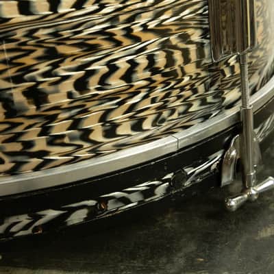 1960s Rogers 14x20 Black Onyx Pearl Bass Drum image 11