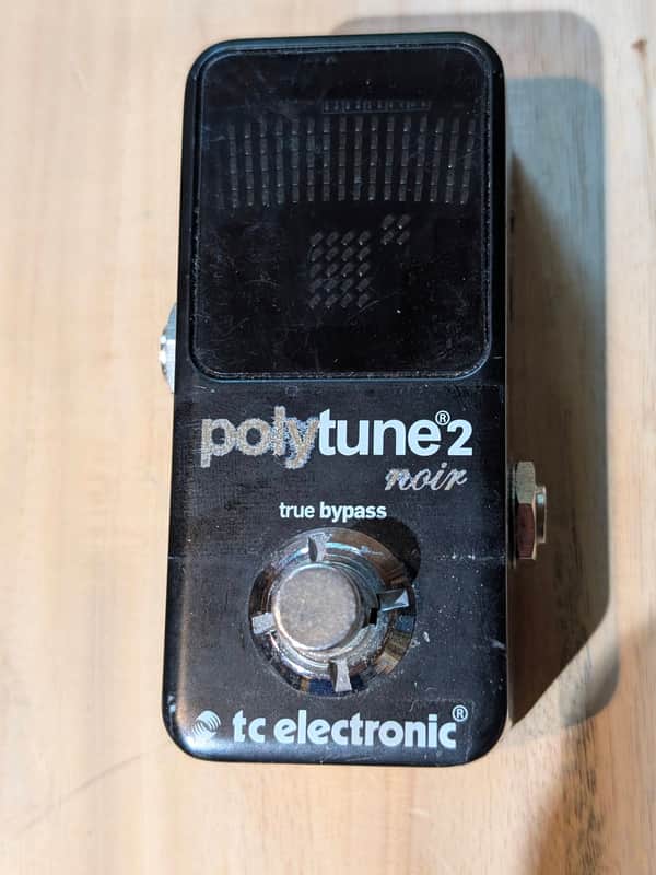 TC Electronic PolyTune 2 Noir Tuning Pedal 2010s - Black | Reverb TC Electronic PolyTune 2 Noir Tuning Pedal 2010s - Black | Reverb