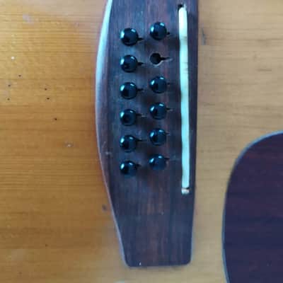 Yamaha FG-260 12-String Jumbo Dreadnought 1974 - 1977 - Natural image 11