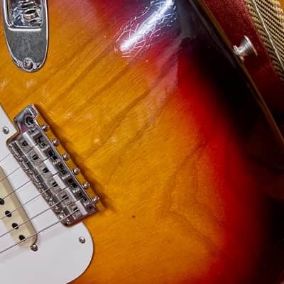 Fender Stratocaster, Limited Edition, Journeyman Relic, Closet Classic Hardware, Roasted 3A Flame Maple Neck, 1958 - Chocolate 3-Colour Sunburst image 20