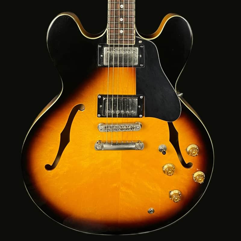 Burny Late 80's Fernandes RSA-60 ES-335 Reissue Vintage Sunburst