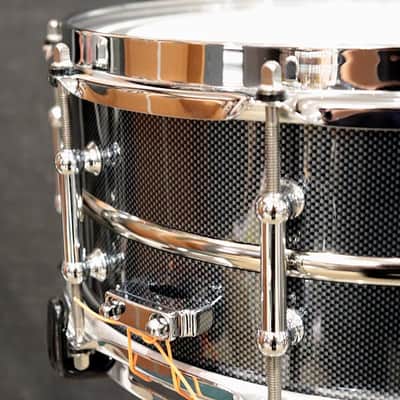 Pearl USED ​​Used STE14575SC w/D-Flavor Customize [SensiTone Elite Classic 1mm Steel w/FatTone Hoops - Carbon Black Covering] image 4