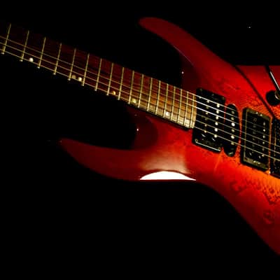 LAG ROCKLINE "Snake" 1990 Snakeskin. Handmade in France. Superstrat. Cool & Unique. image 23