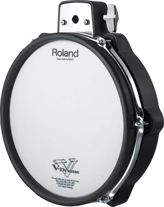 Roland PDX-100 Electronic V-Drum Pad, 10-Inch, Black image 1