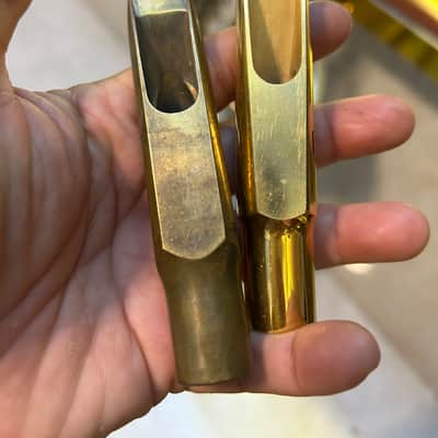 Lebayle S8 and Vandoren T55 tenor mouthpieces both for sale - Lacquered and unlacquered image 5