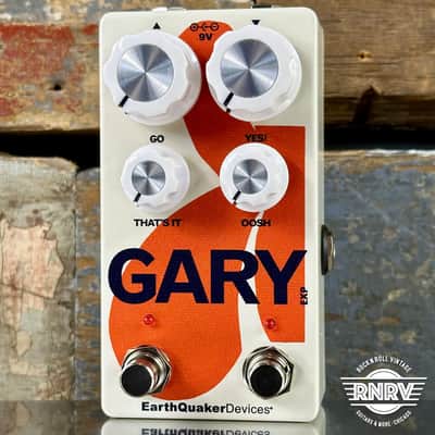 EarthQuaker Devices Gary Modulated Fuzz and Natural Overdrive - Cream / Orange image 1