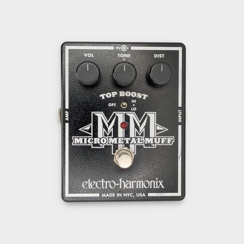 Electro-Harmonix Micro Metal Muff Distortion with Top Boost 2008 - 2020 - Black image 1