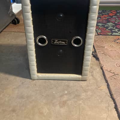 Kustom Speaker cabinet 1970s - White sparkle image 1