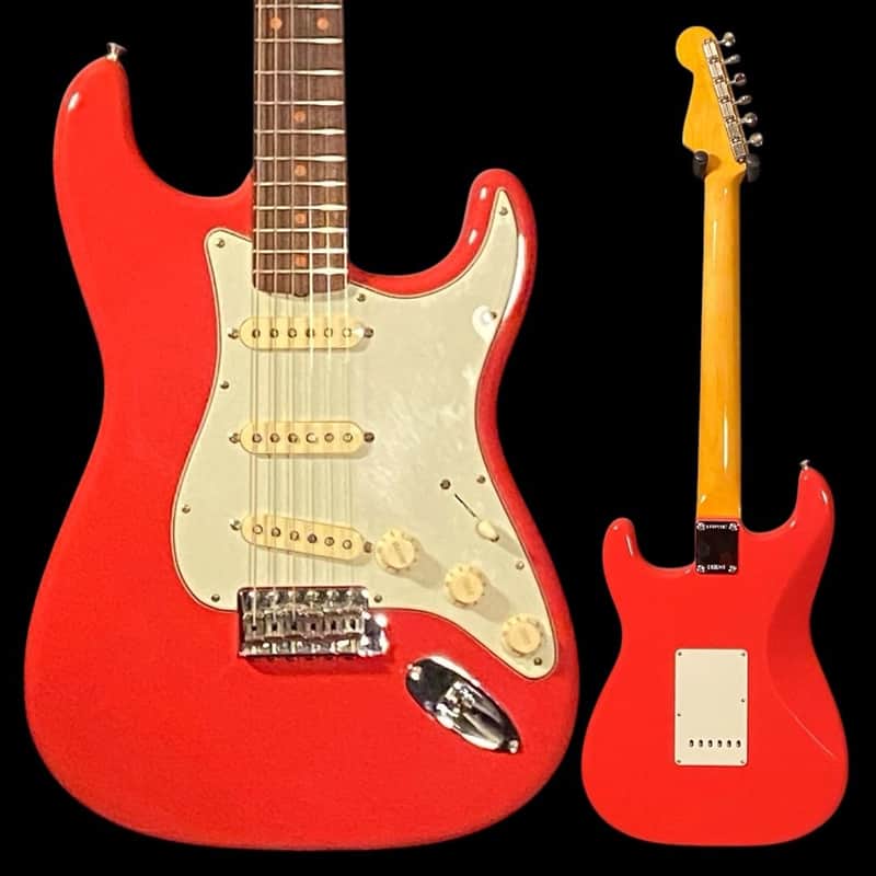 Fender American Vintage II 1961 Stratocaster Electric Guitar Fiesta Red - Used image 1