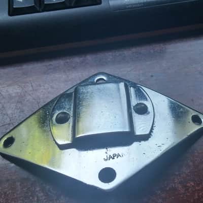 Pearl Hoshino VINTAGE Diamond Plate Tom SPADE CLIP Bracket MIJ JAPAN 60s 70s Rail Consolette image 3