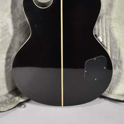 Washburn AB-20 Acoustic-Electric Hollowbody Bass Sunburst w/HSC image 4