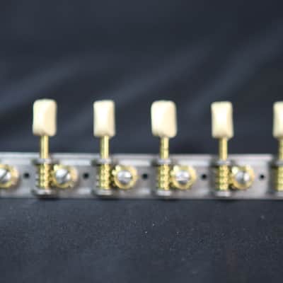 Vintage Waverly 6 On-a-Plate Tuners 1960's Nickel NOS! UNUSED! image 2