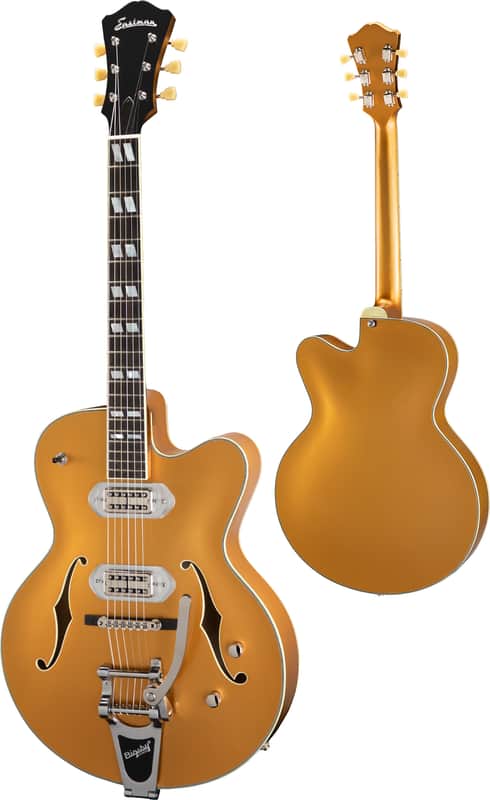 Eastman T58-GD Hollowbody Electric Guitar - Gold image 1