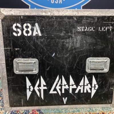 Def Leppard Logo, Tour Used Case Panel Wall Hanging "S8A" "Stage Left" (#17) image 2
