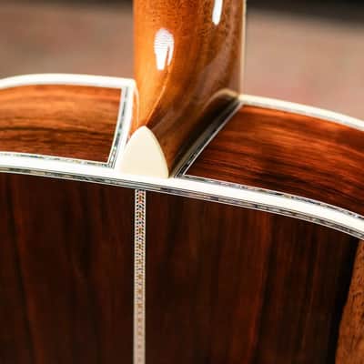 Martin Custom Shop Style 45 000-14F Acoustic Guitar - Macassar Ebony/Premium Spruce with Hardshell Case image 8