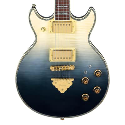 Used Ibanez AR420 AR Standard Electric Guitar - Black Mirage Gradation image 1