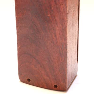 Leedy Rosewood Wood Block & Leedy Logo-Stamped Nickel Plated "Bull Dog" Holder /1920s-30s image 4