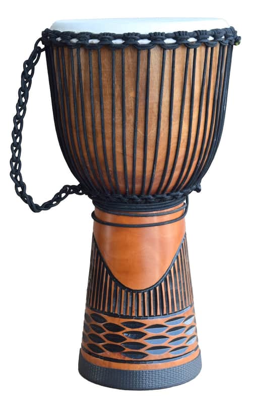 ECKO - 60CM CARVED DJEMBE - BLACK HILL Bild 1