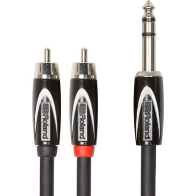 Roland RCC10TR2R splitter JACK TRS 2 RCA 3 m image 3