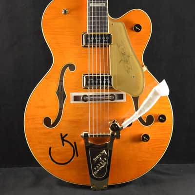 Gretsch G6120T-55 Vintage Select Edition '55 Chet Atkins Vintage Orange Stain Lacquer image 1