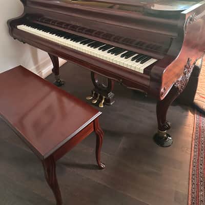 Kranich & Bach - six foot baby grand mahogany 1920-1930 - Mahogany image 5