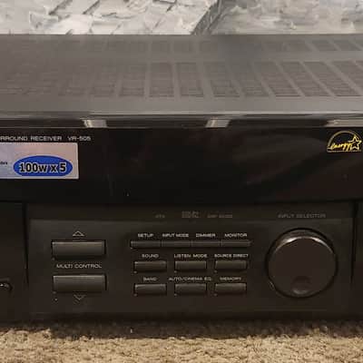 Kenwood Kenwood VR-505 A/V Receiver with Dolby Digital and DTS 90s  - Black metal cabinet image 3