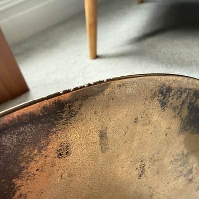 Zildjian 14" Z Series Dyno Beat Hi-Hat Cymbals (Pair) 1986 - 1993 - Brilliant image 4