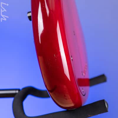 2004 F Bass BNF5 Fretless Transparent Red image 20