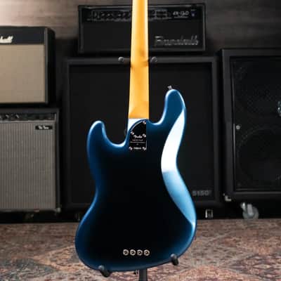 Fender American Professional II Jazz Bass Fretless - Dark Night with Hardshell Case image 9