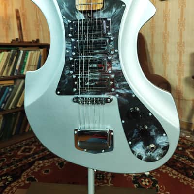 Orfeus Pirin Style Guitar Retro Eastern Europe Design USSR Reissue image 4