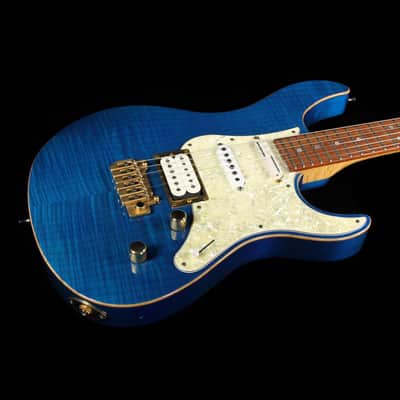 Used Yamaha Pacifica USA-2 Custom Electric Guitar Transparent Blue image 6
