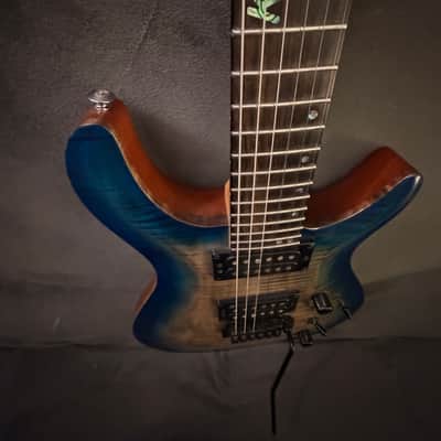 Kiesel California Carved Top (CT6) 2016 - Deep Blue over flame image 3