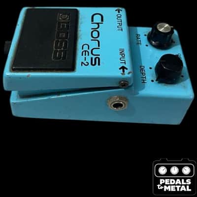 Boss CE-2 Chorus (Black Label) 1979 - 1984 - Blue - X18567 image 4