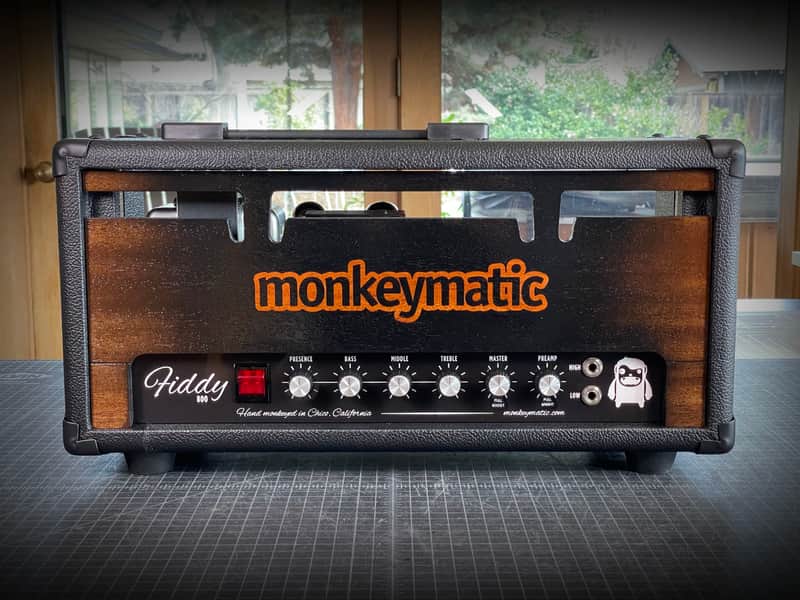 2021 Monkeymatic Fiddy 800 #4 -- custom 50 watt, single channel, hand wired, all tube guitar amp image 1