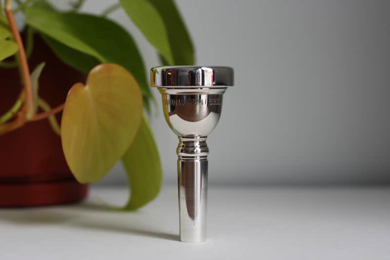Yamaha 53DL Euphonium Mouthpiece - Silver plated image 1