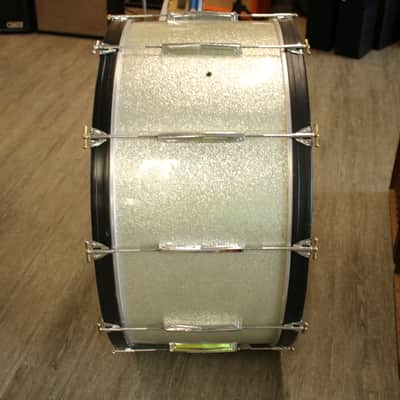 Premier Concert Bass 70's-80's - Metallic Pearl Silver Flake image 6