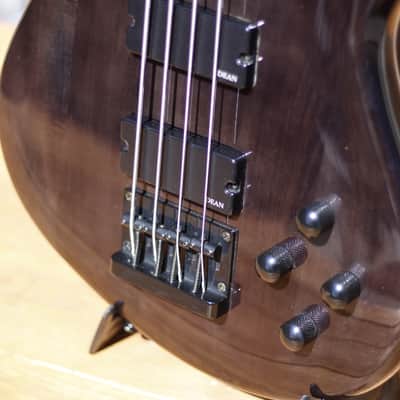 Dean Edge-4FL Fretless - Transparent Black image 5