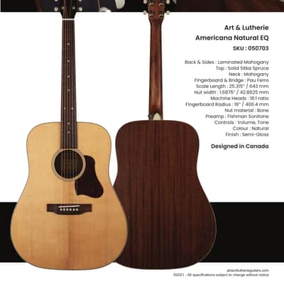 Art & Lutherie Americana Natural EQ image 4