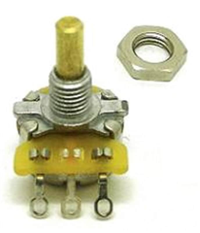 Fender 005-4458-000 Jaguar / Jazzmaster Thumb Wheel 50K Linear Taper Mini Solid-Shaft Potentiometer image 2