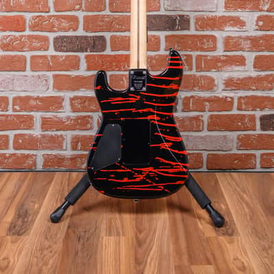 Charvel Warren DeMartini Signature Pro-Mod Blood and Skull Graphic 2021 w/Hard Shell Case image 7