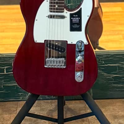 2026 Fender Player II Telecaster Mexi Electronic Guitar Transparent Cherry image 1