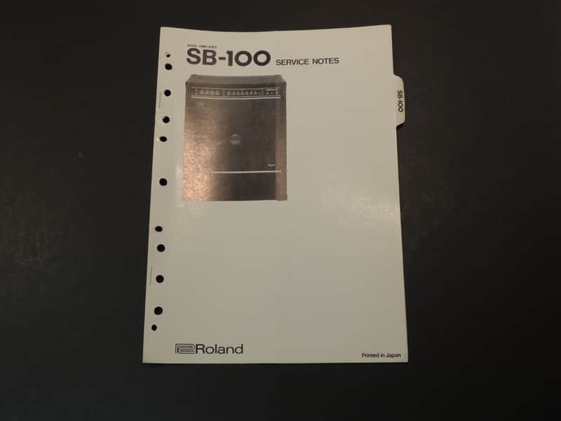 Roland SB-100 Service Notes  / Manual [Three Wave Music] image 1