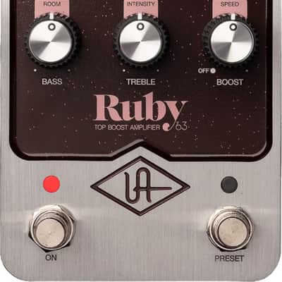 Universal Audio Ruby '63 Amp Simulator Effects Pedal imagen 1