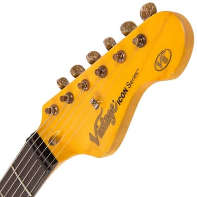 Vintage V6HMRLB Icon Ultra-Gloss Distressed Laguna Blue image 8