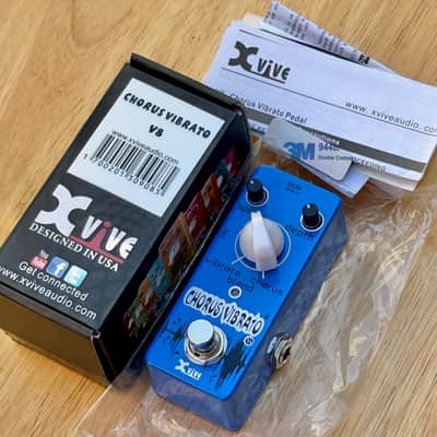 X VIVE V8 CHORUS VIBRATO Micro Effect Pedal Analog True Bypass FREE SHIPPING image 1